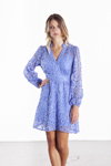 Лукбук Odi et Amo SS 2021 (наряды и образы: голубое гипюровое платье с узором пейсли)