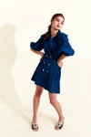 Kampania Pleiades Spring 2021 (ubrania i obraz: dżinsowa sukienka niebieska)