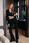Hunkydory AW 21 campaign (looks: black pantsuit)