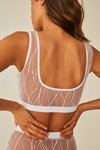 Undress Code SS 2021 lingerie lookbook (looks: white transparent bra top)