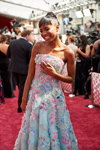 Saniyya Sidney. Opening ceremony — 94th Oscars. Part 1 (looks: sky blueevening dress)