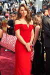 Дженнифер Гарнер. Церемония открытия — Оскар 2022. Часть 1 (наряды и образы: красное вечернее платье)