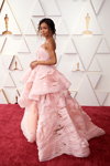 Zuri Hall. Opening ceremony — 94th Oscars. Part 2 (looks: pinkevening dress)