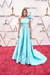 Джессика Серфати. Церемония открытия — Оскар 2022. Часть 2 (наряды и образы: голубое вечернее платье)