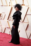Rita Moreno. Opening ceremony — 94th Oscars. Part 2 (looks: blackevening dress)