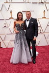 Christine Baumgartner and Kevin Costner. Opening ceremony — 94th Oscars. Part 2