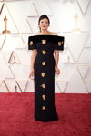 Maggie Gyllenhaal. Opening ceremony — 94th Oscars. Part 2 (looks: blackevening dress)