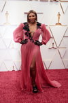 Serena Williams. Opening ceremony — 94th Oscars. Part 2 (looks: pinkevening dress)