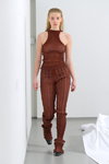 A. ROEGE HOVE show — Copenhagen Fashion Week AW22 (looks: brown top, brown trousers)