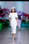 Показ Selina Keer — Riga Fashion Week AW22/23 (наряды и образы: белый берет)