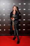 Guests — Riga Fashion Week SS23 (looks: black boots, black leather coat)