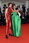 Timothée Chalamet and Taylor Russell. Venice Film Festival 2022