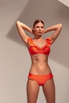 Esprit SS 2022 swimwear campaign (looks: red swimsuit)