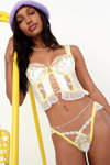 Jasmine Tookes. For Love & Lemons for Victoria’s Secret lingerie campaign. Summer 2022