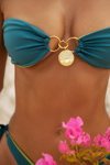 GoldBarr 2022 swimwear campaign (looks: aquamarine bikini)