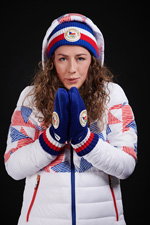 Jessica Jislová. Beijing 2022. Uniforme olímpico. República Checa