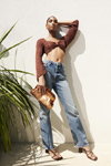 River Island SS 2022 campaign (looks: sky blue jeans)