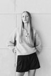 The Garment SS 2022 campaign (looks: grey jumper)