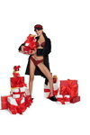 Bella Hadid. Share the Joy. Victoria's Secret Holiday Edit 2022 lingerie campaign