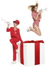 Share the Joy. Victoria's Secret Holiday Edit 2022 lingerie campaign (person: Bella Hadid)