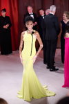 Winnie Harlow. Opening ceremony — 95th Oscars (looks: yellowevening dress)