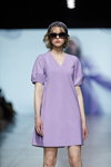 Ivo Nikkolo show — Riga Fashion Week AW23/24 (looks: lilac dress, Sunglasses)