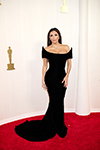 Eva Jacqueline Longoria. Opening ceremony — 96th Oscars (looks: blackevening dress)