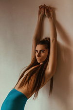 Mariya. Strumpfhosen-Fotoshooting
